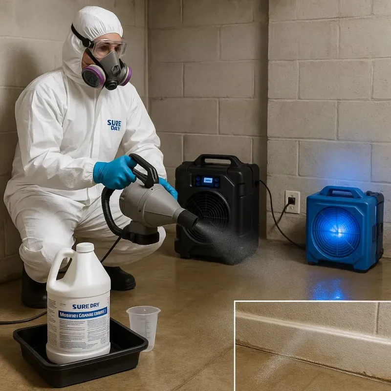 Sanitization and Odor Removal process in Ovid, MI