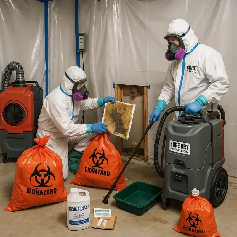 Contaminated Water Handling Protocols process in Ovid, MI
